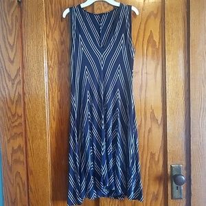 Blue Striped Sundress